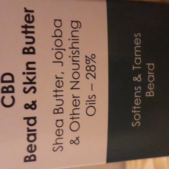 CBD beard & skin butter, Brand New. 4 fl. oz. ( smooths and softens beard ) - Picture 3 of 6